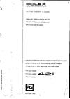 Bolex S 421 manual. Camera Instructions.